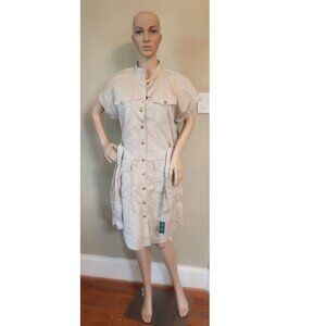 Ralph Lauren Belted Cotton-Blend Shirtdress